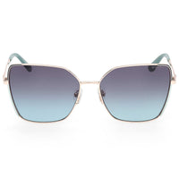 Guess Women's Sunglasses - Gold/Other Metal Butterfly Full Rim Frame | GU00192 5933W ,