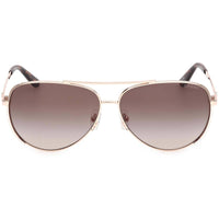 Guess Women's Sunglasses - Shiny Rose Gold Metal Aviator Shape Frame | GU00193 5828F ,