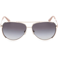 Guess Women's Sunglasses - Gold Metal Aviator Shape Full Rim Frame | GU00193 5832B ,
