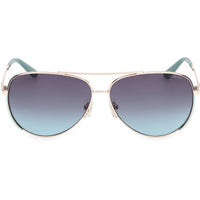 Guess Women's Sunglasses - Gold/Other Metal Aviator Full Rim Frame | GU00193 5833W ,