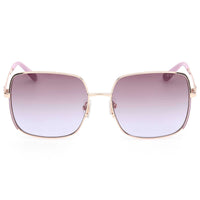 Guess Women's Sunglasses - Beige/Other Metal Square Full Rim Frame | GU00194 5859F ,