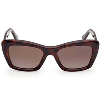 Guess Women's Sunglasses - Dark Havana Plastic Cat Eye Full Rim Frame | GU00195 5252F ,