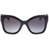 Guess Women's Sunglasses - Shiny Black Injected Plastic Butterfly | GU00197 5501B ,