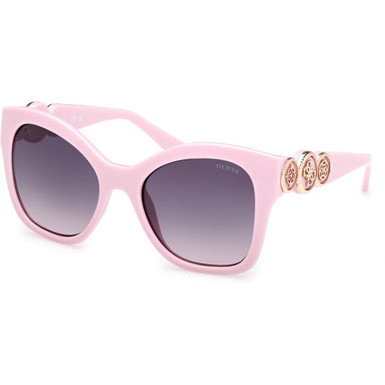 Guess Women's Sunglasses - Shiny Lilac Injected Plastic Butterfly | GU00197 5578Z ,