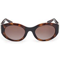 Guess Women's Sunglasses - Dark Havana Plastic Oval Full Rim Frame | GU00198 H 5352F ,