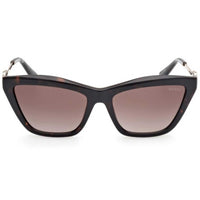 Guess Women's Sunglasses - Dark Havana Plastic Cat Eye Full Rim Frame | GU00199 5652F ,