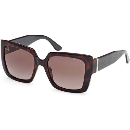 Guess Women's Sunglasses - Dark Havana Injected Plastic Butterfly | GU00200 5352F ,