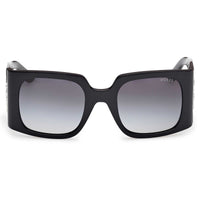 Guess Women's Sunglasses - Shiny Black Plastic Square Full Rim Frame | GU00201 H 5301B ,
