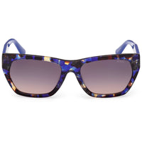 Guess Women's Sunglasses - Blue/Other Plastic Cat Eye Full Rim Frame | GU00203 H 5692F ,
