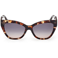 Guess Women's Sunglasses - Dark Havana Acetate Cat Eye Full Rim Frame | GU00204 5552B ,