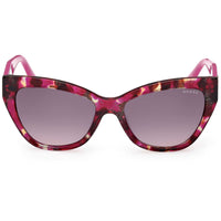 Guess Women's Sunglasses - Shiny Lilac Acetate Cat Eye Full Rim Frame | GU00204 5578F ,