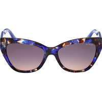Guess Women's Sunglasses - Blue/Other Acetate Cat Eye Full Rim Frame | GU00204 5592F ,