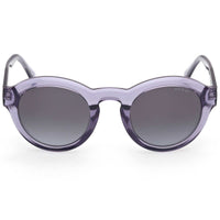 Guess Men's Sunglasses - Shiny Violet Plastic Round Full Rim Frame | GU00205 4981B ,