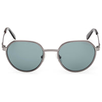 Guess Men's Sunglasses - Matte Gunmetal Metal Oval Full Rim Frame | GU00207 5109V ,
