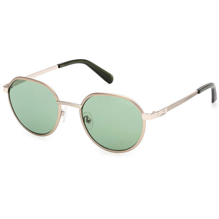 Guess Men's Sunglasses - Gold/Other Metal Oval Shape Full Rim Frame | GU00207 5133N ,
