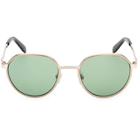 Guess Men's Sunglasses - Gold/Other Metal Oval Shape Full Rim Frame | GU00207 5133N ,