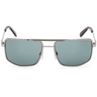 Guess Men's Sunglasses - Shiny Gunmetal Metal Navigator Full Rim Frame | GU00208 5708V ,