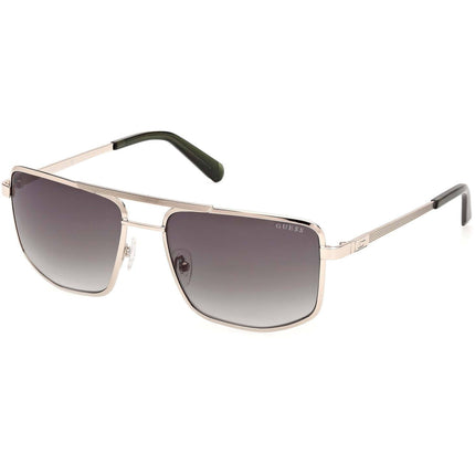 Guess Men's Sunglasses - Gold Metal Navigator Shape Full Rim Frame | GU00208 5932P ,