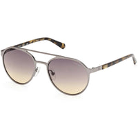 Guess Men's Sunglasses - Matte Gunmetal Metal Oval Full Rim Frame | GU00211 5209B ,