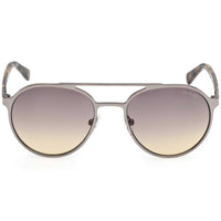 Guess Men's Sunglasses - Matte Gunmetal Metal Oval Full Rim Frame | GU00211 5209B ,