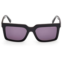 Guess Men's Sunglasses - Shiny Black Acetate Rectangular Shape Frame | GU00213 5501Y ,