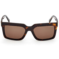 Guess Men's Sunglasses - Dark Havana Acetate Rectangular Shape Frame | GU00213 5552E ,