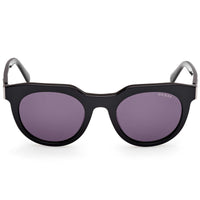 Guess Men's Sunglasses - Shiny Black Acetate Oval Shape Full Rim Frame | GU00214 4901A ,