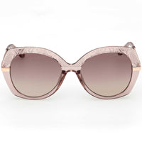 Guess Women's Sunglasses - Shiny Beige Injected Plastic Butterfly | GU00215 5557F ,