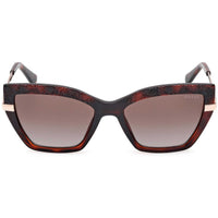 Guess Women's Sunglasses - Dark Havana Injected Plastic Cat Eye Frame | GU00216 5352F ,