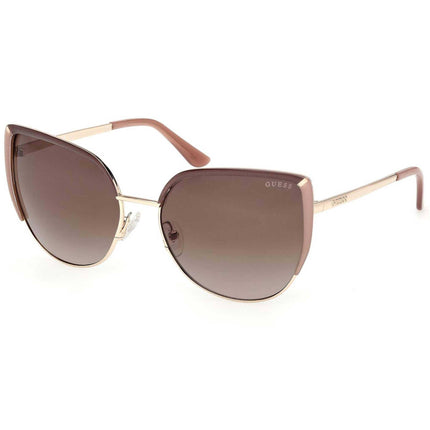 Guess Women's Sunglasses - Beige/Other Metal Cat Eye Full Rim Frame | GU00217 5959F ,