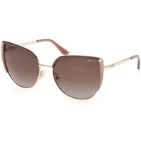 Guess Women's Sunglasses - Beige/Other Metal Cat Eye Full Rim Frame | GU00217 5959F ,