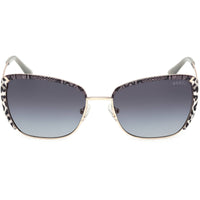Guess Women's Sunglasses - Gold Metal Butterfly Shape Full Rim Frame | GU00218 5732B ,