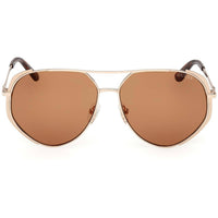 Guess Women's Sunglasses - Gold Metal Aviator Shape Full Rim Frame | GU00219 5932E ,
