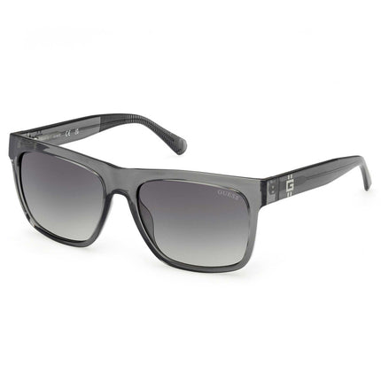 Guess Men's Sunglasses - Grey/Other Injected Plastic Rectangular Frame | GU00222 5720B ,
