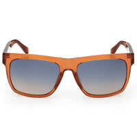 Guess Men's Sunglasses - Shiny Orange Injected Plastic Rectangular | GU00222 5742X ,