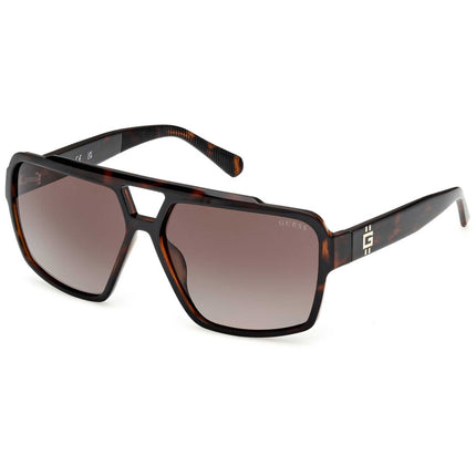 Guess Men's Sunglasses - Dark Havana Plastic Navigator Full Rim Frame | GU00223 6152F ,