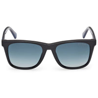 Guess Boy's Sunglasses - Shiny Black Rectangular Full Rim Frame | GU00227 4701W ,