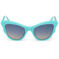 Guess Girl's Sunglasses - Shiny Turquoise Acetate Butterfly Frame | GU00228 4787W ,