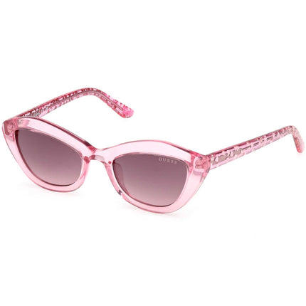 Guess Girl's Sunglasses - Shiny Fuxia Plastic Cat Eye Full Rim Frame | GU00229 4775T ,