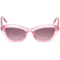 Guess Girl's Sunglasses - Shiny Fuxia Plastic Cat Eye Full Rim Frame | GU00229 4775T ,
