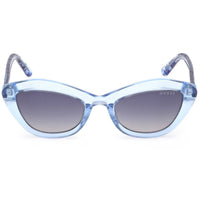 Guess Girl's Sunglasses - Blue/Other Plastic Cat Eye Full Rim Frame | GU00229 4792W ,