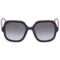 Guess Girl's Sunglasses - Shiny Black Plastic Square Full Rim Frame | GU00230 4801B ,