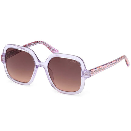 Guess Girl's Sunglasses - Violet/Other Plastic Square Full Rim Frame | GU00230 4883Z ,
