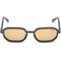 Guess Unisex Sunglasses - Grey/Other Injected Plastic Geometric Frame | GU00233 5320E ,