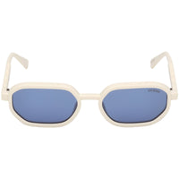 Guess Unisex Sunglasses - White Injected Plastic Geometric Shape Frame | GU00233 5321V ,