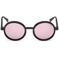 Guess Unisex Sunglasses - Dark Havana Acetate Round Full Rim Frame | GU00234 5052Y ,
