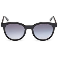 Guess Unisex Sunglasses - Shiny Black Acetate Oval Full Rim Frame | GU00235 4601B ,