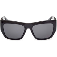 Guess Women's Sunglasses - Shiny Black Acetate Cat Eye Full Rim Frame | GU00252 5401A ,