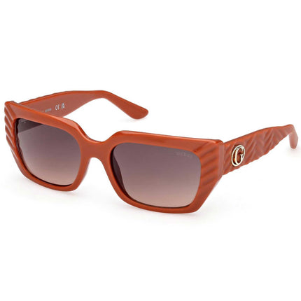 Guess Women's Sunglasses - Orange/Other Injected Plastic Cat Eye Frame | GU00254 5544F ,