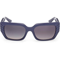 Guess Women's Sunglasses - Shiny Blue Injected Plastic Cat Eye Frame | GU00254 5590B ,
